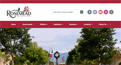 Desktop Screenshot of cityofrosemead.org